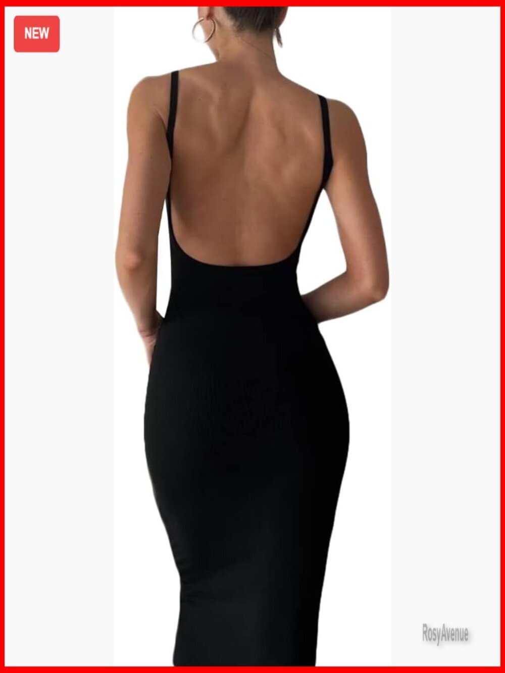 Sexy Backless Halter Bodycon Maxi Dress Polyester Summer Night Out